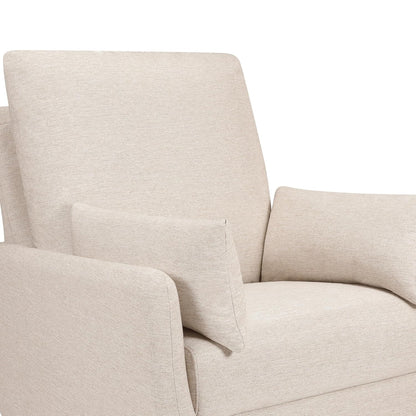 Davinci Juno Swivel Glider in Vanilla, Greenguard Gold & CertiPUR-US Certified