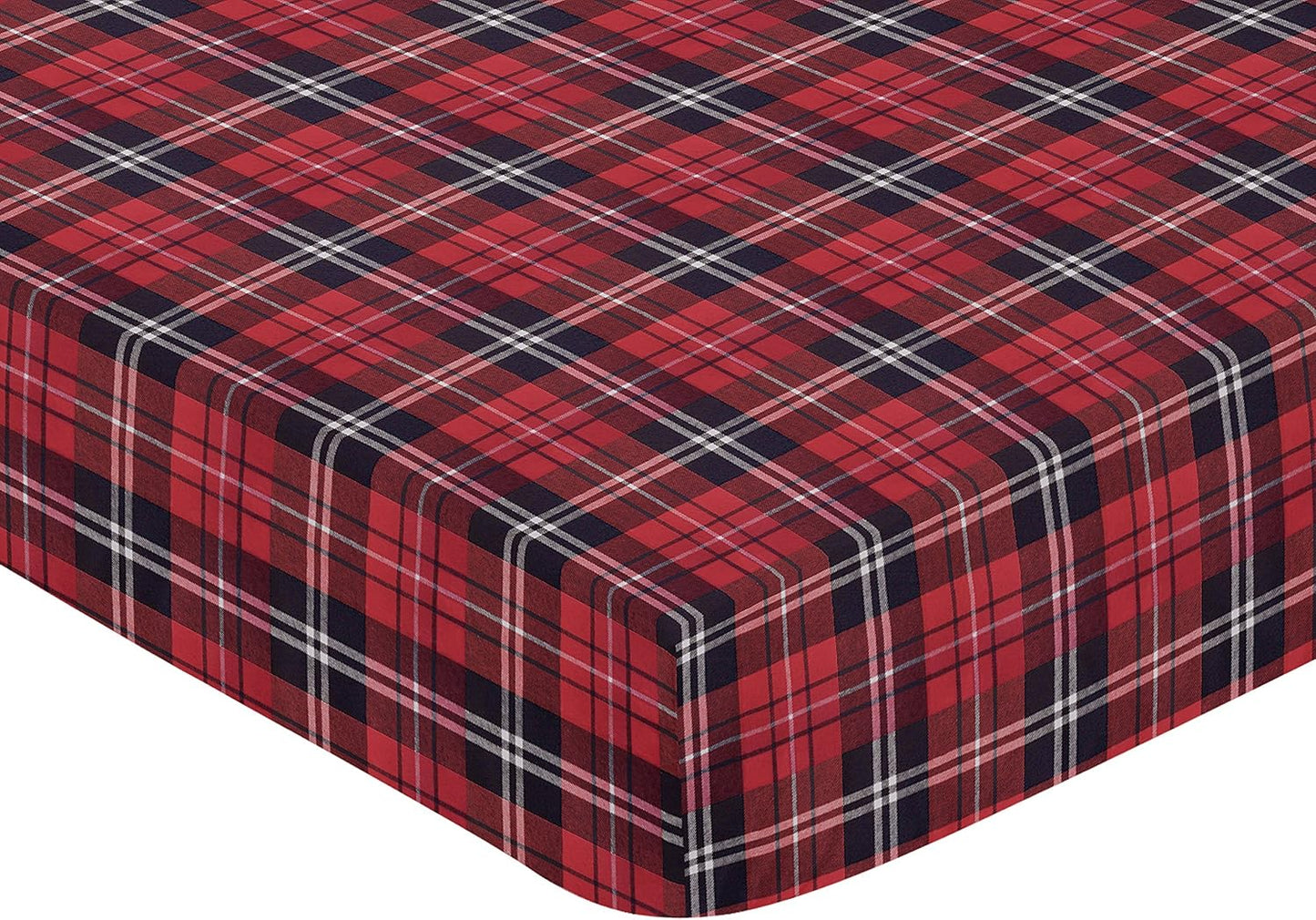 Sweet Jojo Designs 2-Piece Baby Bassinet Sheets Set (Black/White Gingham Checkered Plaid) for Boy/Girl, Infant Newborn Nursery, Oval, Rectangle & Hourglass Mattress (Solid Onyx & Classic Checkerboard)