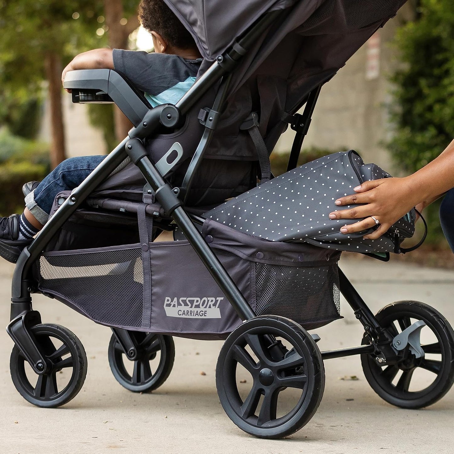 Baby Trend Sonar Cargo 3-Wheel Travel System, Desert Sage
