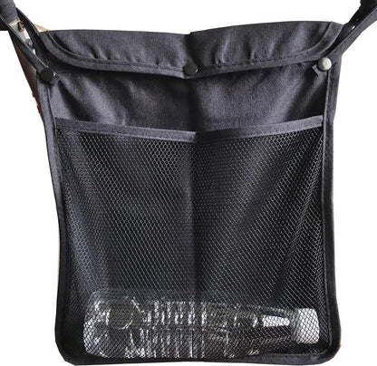 Baby Stroller Organizer,Black,Umbrella stroller organizer,Extra pockets to store snacks/wipes items,Holds water bottles, toddler sweat shirt etc (Black)