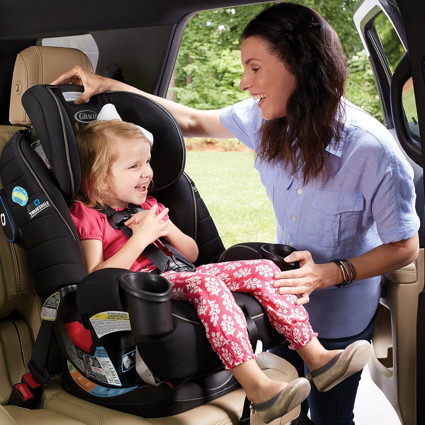 Graco® 4Ever DLX 4 in 1 Car Seat | Infant to Toddler Car Seat, Maven, Adaptable for 10 Years of Use, Size: 20x21.5x24 Inch