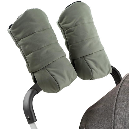 Stroller Gloves Universal Winter Anti-Freeze Stroller Mittens Water Repellent Hand Warmer Muff Fleece Lined,Winter Stroller Accessories (Black)