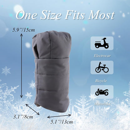 Stroller Gloves Universal Winter Anti-Freeze Stroller Mittens Water Repellent Hand Warmer Muff Fleece Lined,Winter Stroller Accessories (Black)