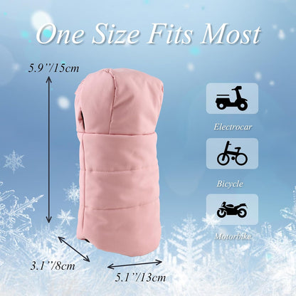 Stroller Gloves Universal Winter Anti-Freeze Stroller Mittens Water Repellent Hand Warmer Muff Fleece Lined,Winter Stroller Accessories (Black)
