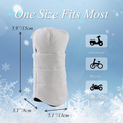 Stroller Gloves Universal Winter Anti-Freeze Stroller Mittens Water Repellent Hand Warmer Muff Fleece Lined,Winter Stroller Accessories (Black)