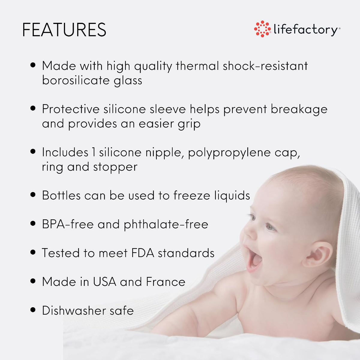 Glass Baby Bottle BPA Free | Protective Silicone Sleeve | 4 oz Pack of 2 | Cantaloupe, Banana - Colors B