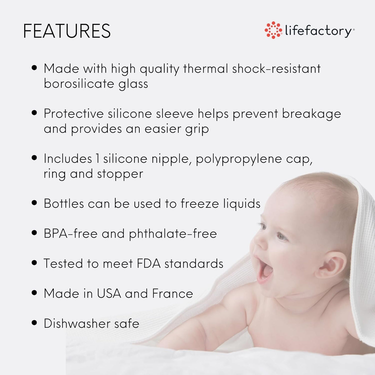 Glass Baby Bottle BPA Free | Protective Silicone Sleeve | 4 oz Pack of 2 | Cantaloupe, Banana - Colors B