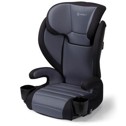Grow and Go 2-in-1 Booster Car Seat with ComfortWings, Converts High-Back to Backless, 19" Wide, Fits 3 Across, Lightweight, Foldable, Easy-Clean, Cup Holders, 40-100 lbs, Beach Wave