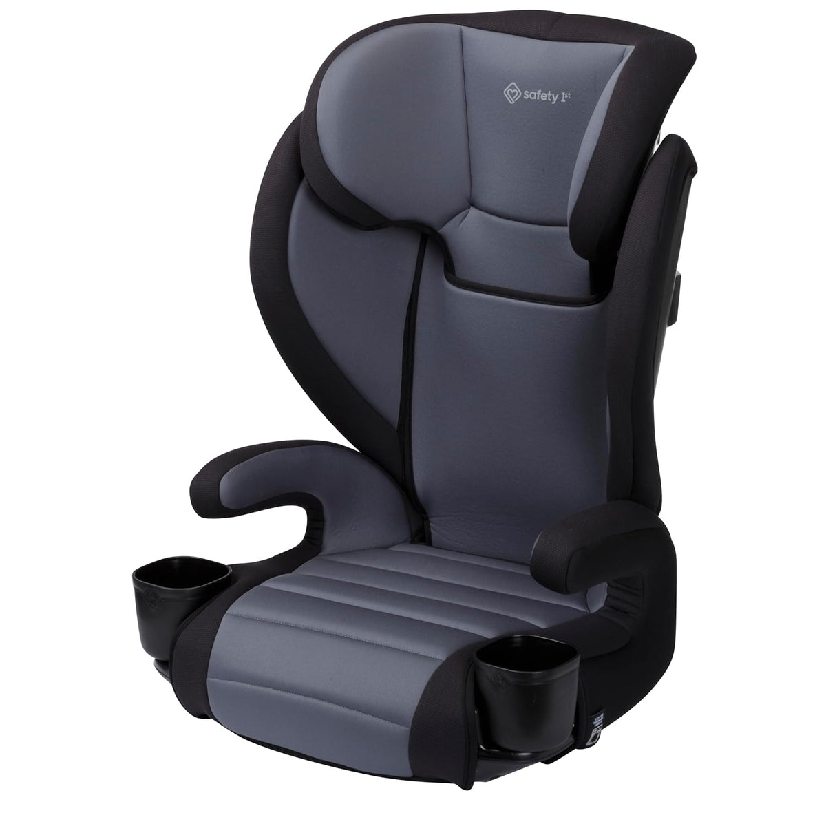 Grow and Go 2-in-1 Booster Car Seat with ComfortWings, Converts High-Back to Backless, 19" Wide, Fits 3 Across, Lightweight, Foldable, Easy-Clean, Cup Holders, 40-100 lbs, Beach Wave