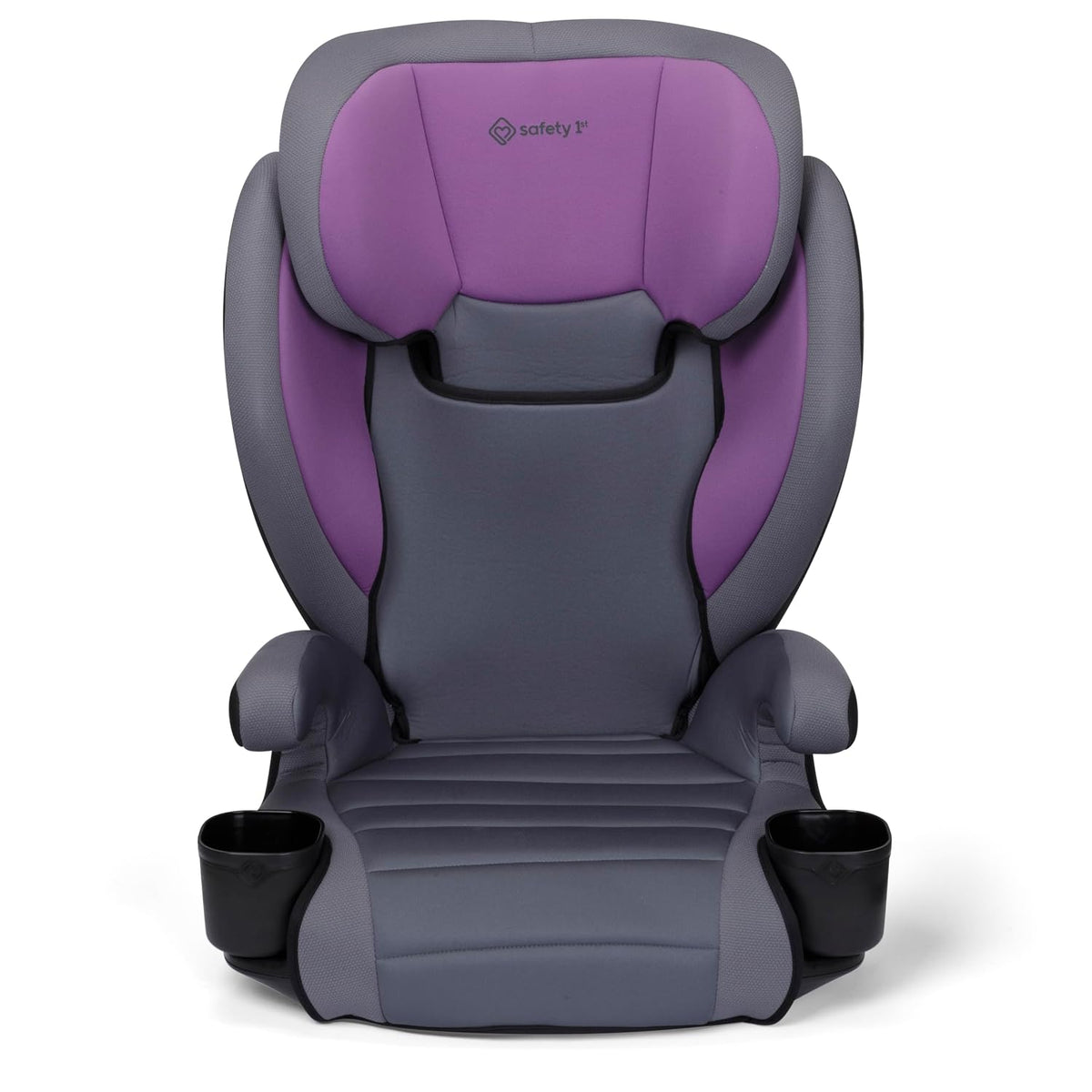 Grow and Go 2-in-1 Booster Car Seat with ComfortWings, Converts High-Back to Backless, 19" Wide, Fits 3 Across, Lightweight, Foldable, Easy-Clean, Cup Holders, 40-100 lbs, Beach Wave