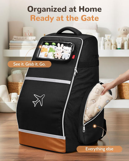 Car Seat Travel Bag for 360 Rotating Convertible Seats