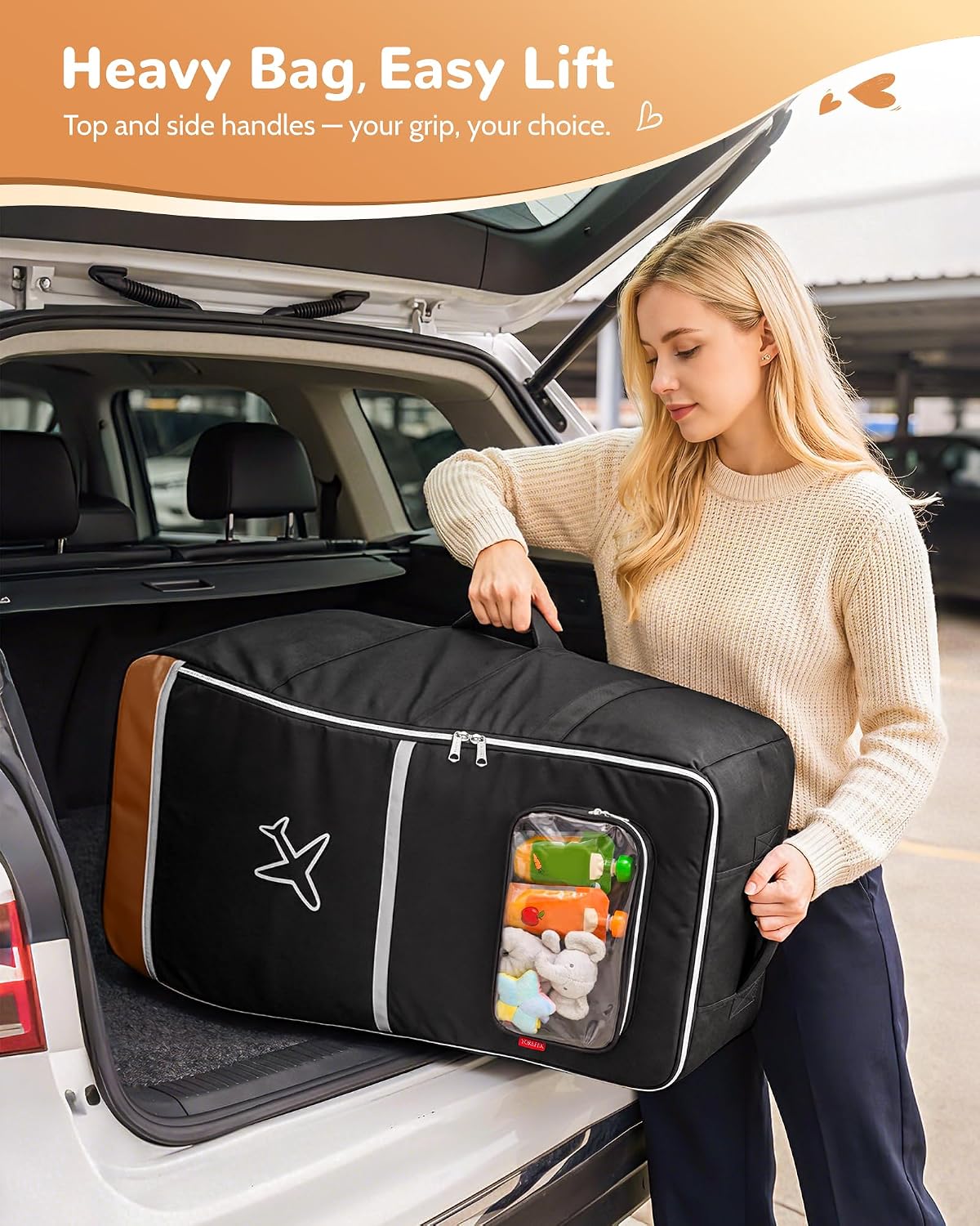 Car Seat Travel Bag for 360 Rotating Convertible Seats