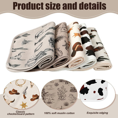 5 Pcs Waterproof Changing Pad Liner, Neutral