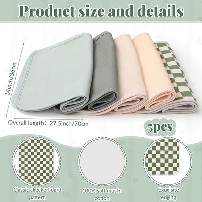 5 Pcs Waterproof Changing Pad Liner, Neutral