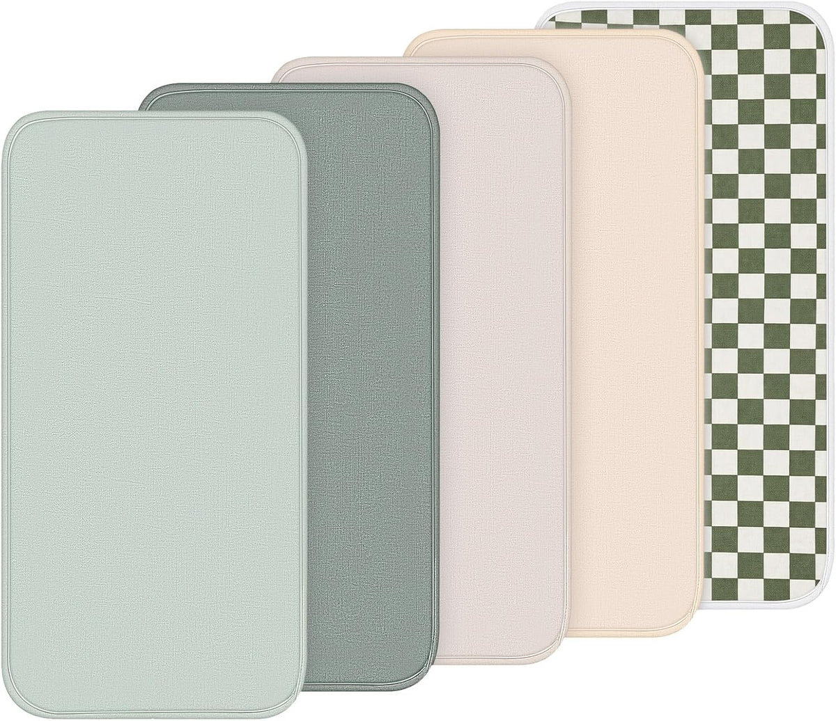5 Pcs Waterproof Changing Pad Liner, Neutral