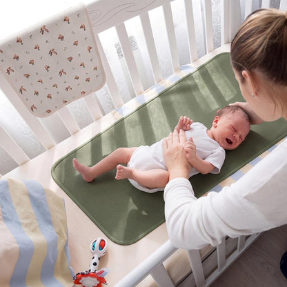 5 Pcs Waterproof Changing Pad Liner, Neutral