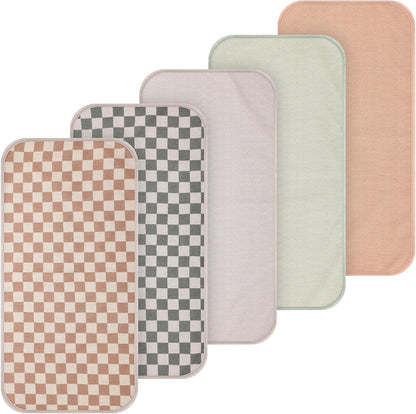 5 Pcs Waterproof Changing Pad Liner, Neutral