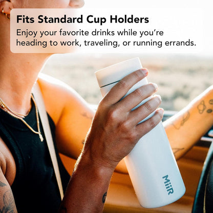 360 Traveler, Stainless Steel Double-Wall Vacuum Insulated Tumbler - Leakproof 360 Lid for Easy Sipping on the Go; Perfect for Hot & Cold Drinks