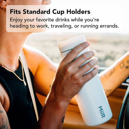 360 Traveler, Stainless Steel Double-Wall Vacuum Insulated Tumbler - Leakproof 360 Lid for Easy Sipping on the Go; Perfect for Hot & Cold Drinks