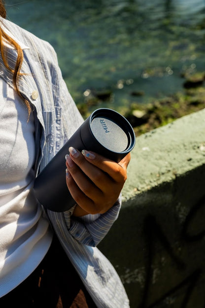 360 Traveler, Stainless Steel Double-Wall Vacuum Insulated Tumbler - Leakproof 360 Lid for Easy Sipping on the Go; Perfect for Hot & Cold Drinks