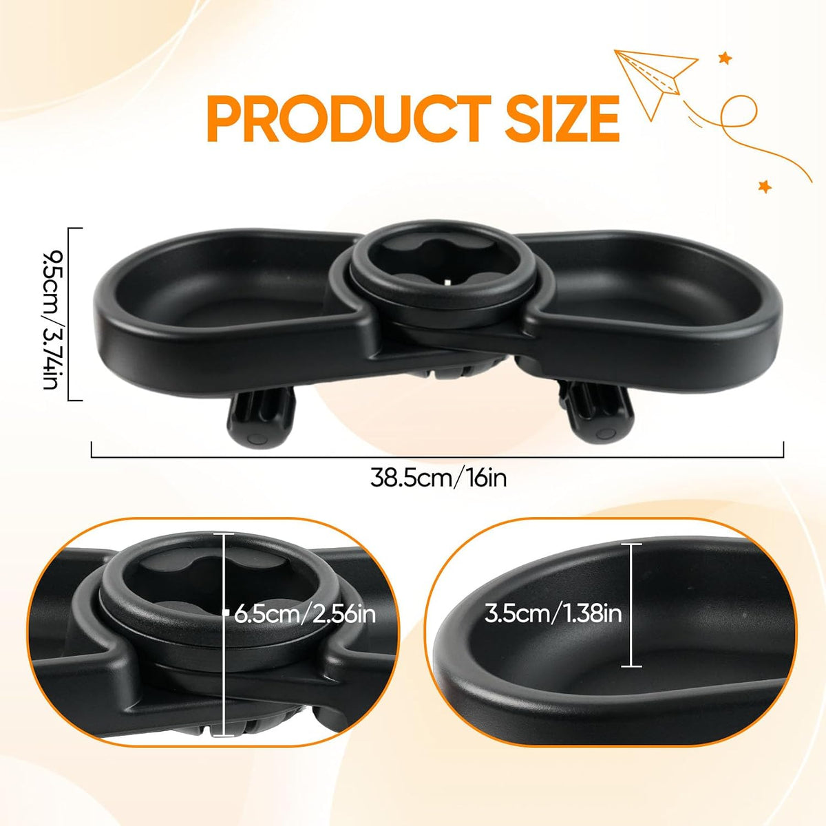 Snack Tray Compatible with Baby Jogger City Mini GT2