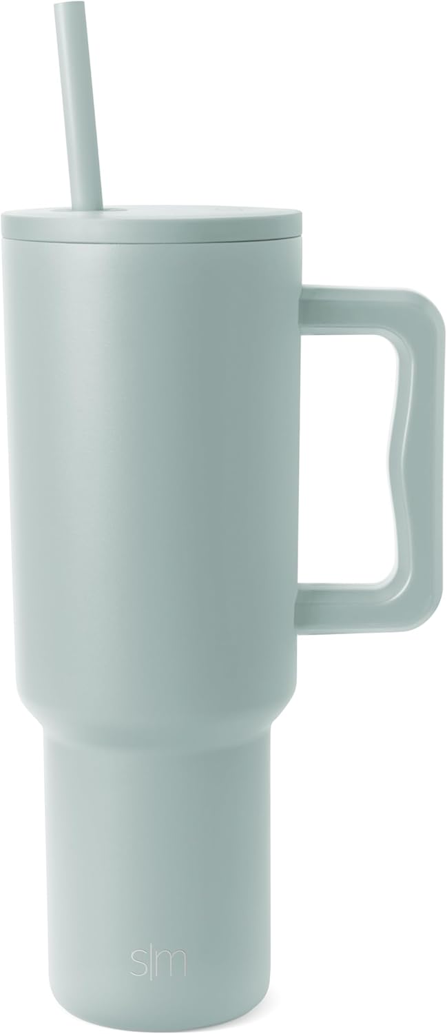 Tumbler with Handle and Straw | 40oz | 80s Mix | Trek Tumbler, Travel Mug | Insulated Water Bottle, Cupholder Friendly, Stainless Steel Cup | 80s Mix - Colors B