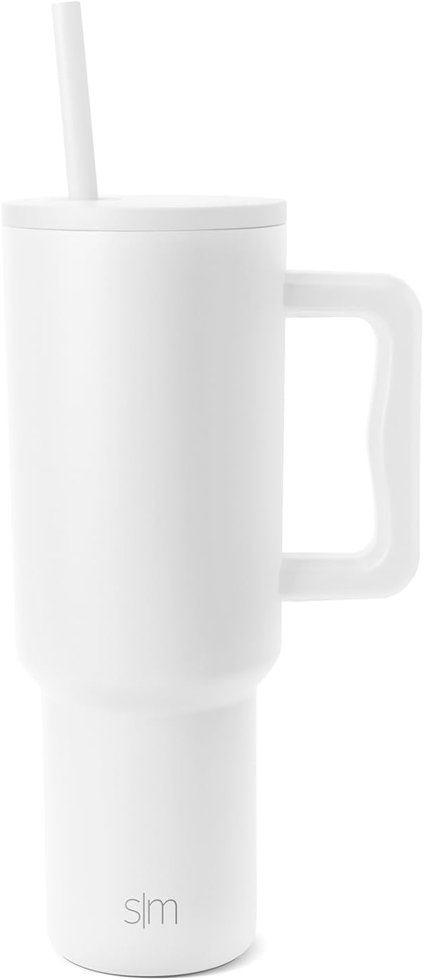 Tumbler with Handle and Straw | 40oz | 80s Mix | Trek Tumbler, Travel Mug | Insulated Water Bottle, Cupholder Friendly, Stainless Steel Cup | 80s Mix - Colors B