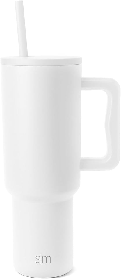 Tumbler with Handle and Straw | 40oz | 80s Mix | Trek Tumbler, Travel Mug | Insulated Water Bottle, Cupholder Friendly, Stainless Steel Cup | 80s Mix - Colors B