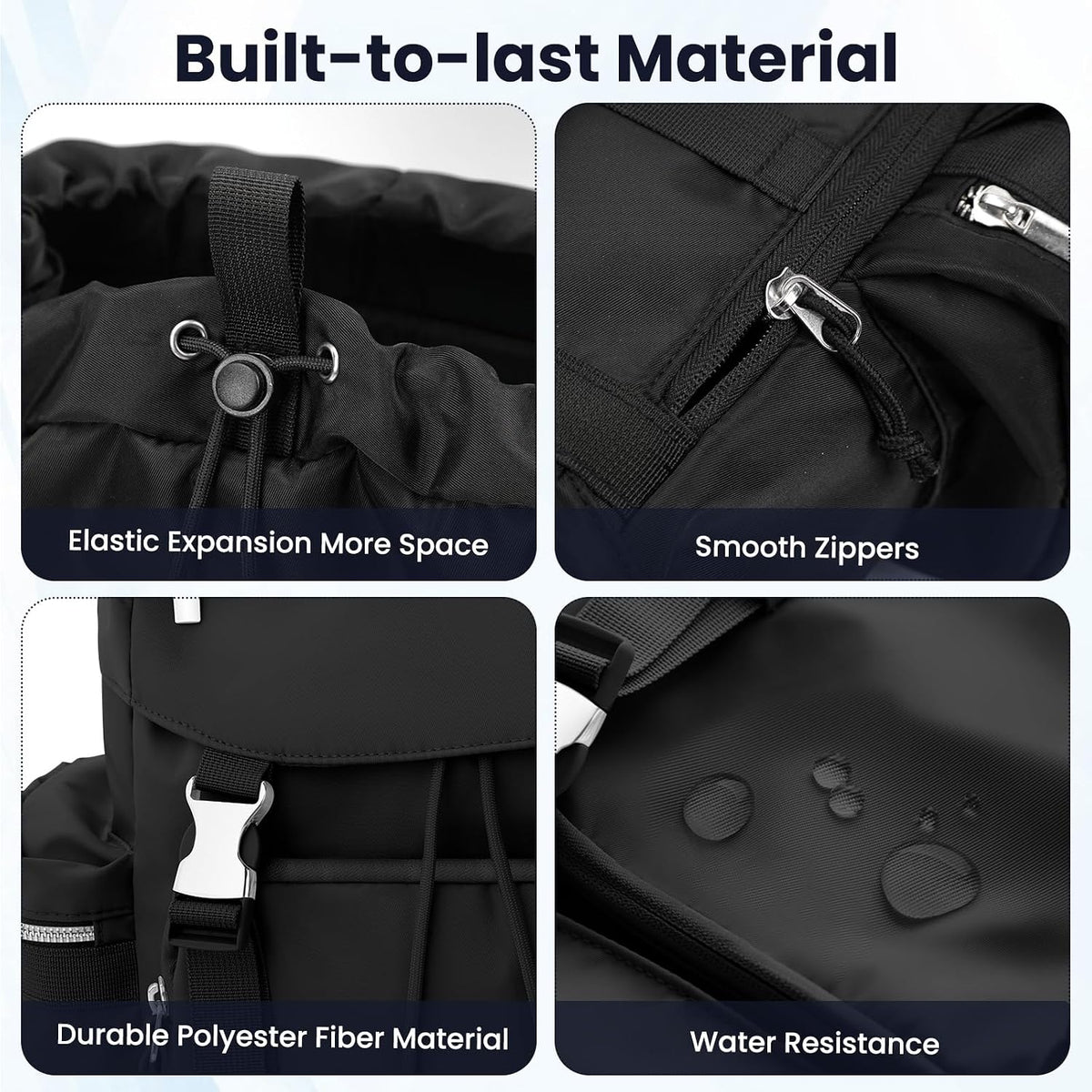 Diaper Bag Backpack with Changing Pad, Pacifier Case & Stroller Straps, Insulated Pockets Water Resistant Travel Essentials Baby Bag Multipurpose Travel Back, Big Storage in a Small Footprint