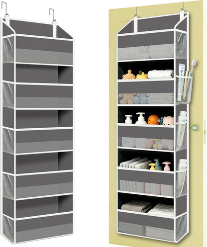 Overdoor Organizer 15 Pockets (5+10) 44lb for Kitchen/Bedroom, Shoes & Toys