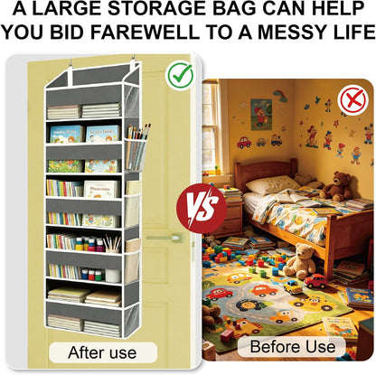 Overdoor Organizer 15 Pockets (5+10) 44lb for Kitchen/Bedroom, Shoes & Toys