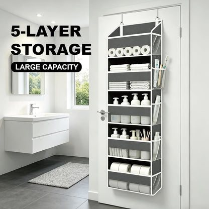 Overdoor Organizer 15 Pockets (5+10) 44lb for Kitchen/Bedroom, Shoes & Toys
