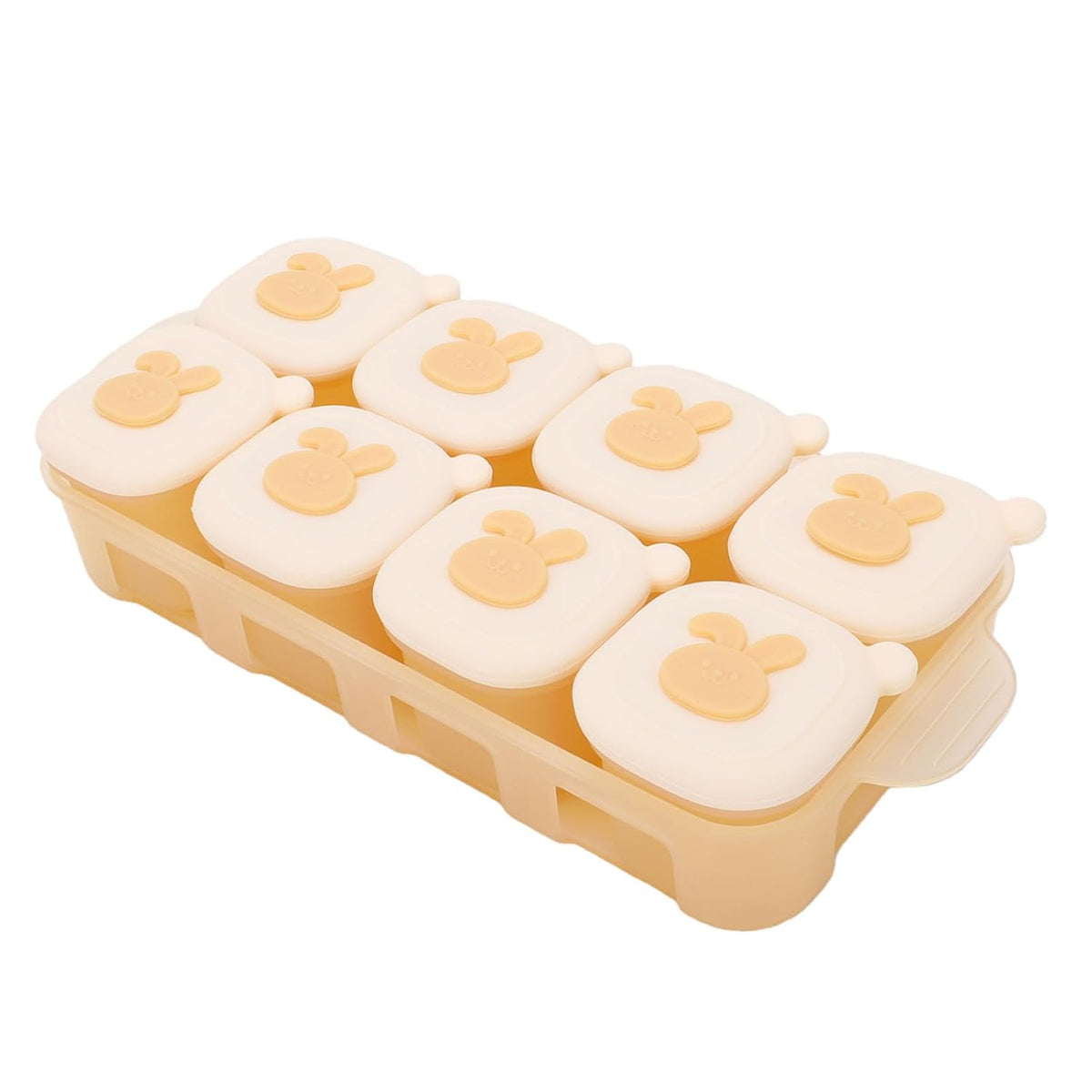 Reusable Silicone Infant Food Freezer Tray, Puree Storage Container and Ice Cube Mold for Homemade Meals