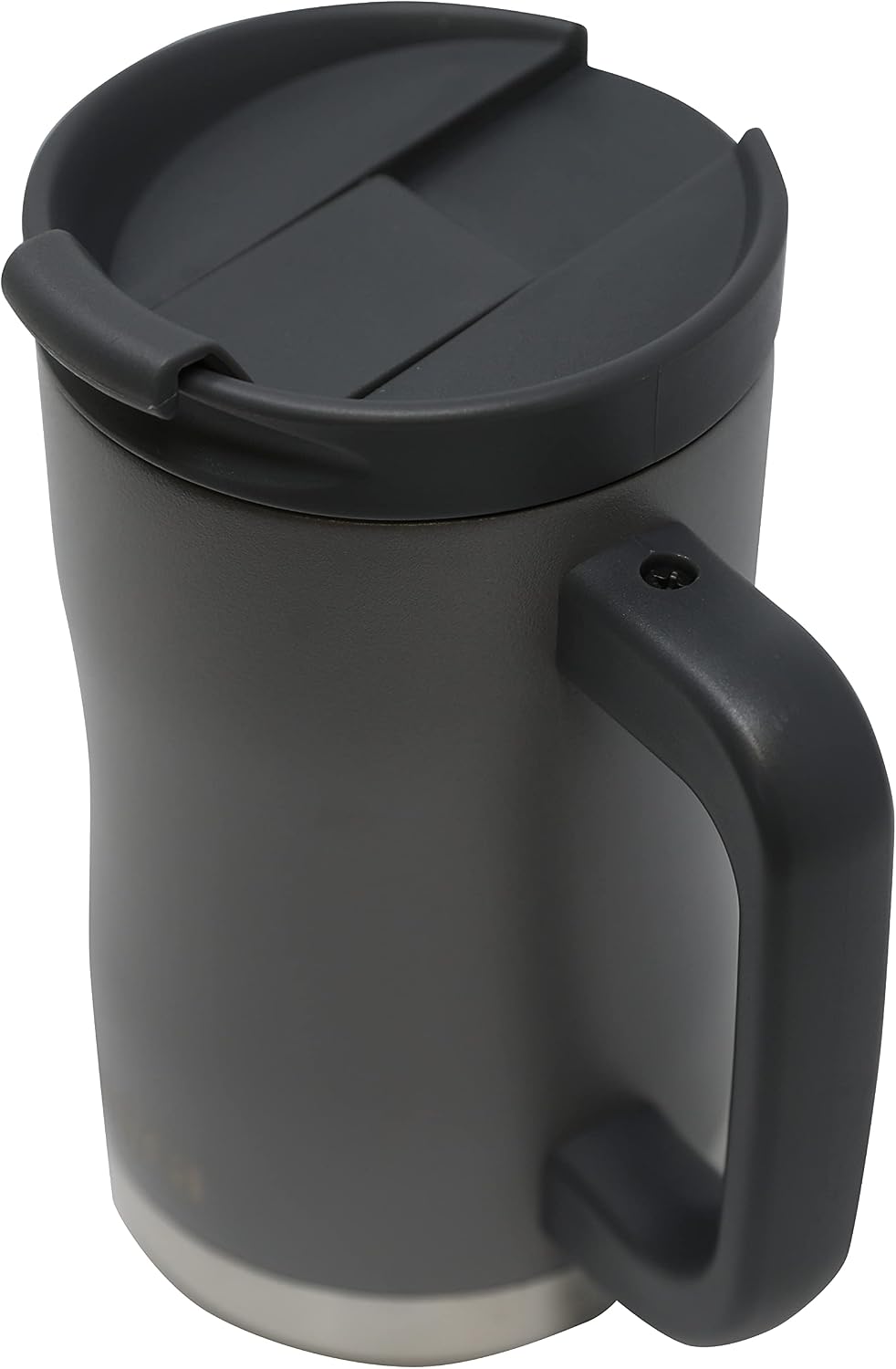 14 oz Insulated Coffee Mug with Handle - Stainless Steel Thermo with Secure Lid - Hot & Cold Cup - Admiral Blue