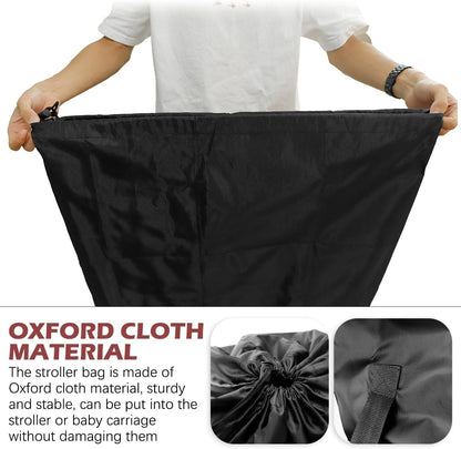 Stroller Transport Bags, Large Foldable Carrying Storage Bag for Airplane Gate Check Train Travel, 19.6x23.3Inch