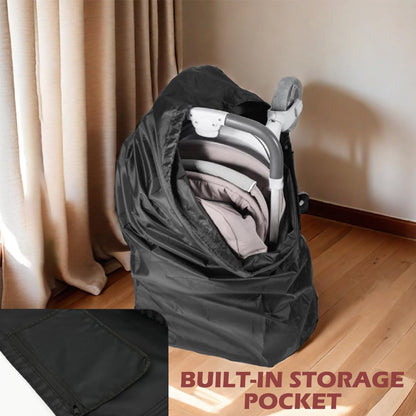 Stroller Transport Bags, Large Foldable Carrying Storage Bag for Airplane Gate Check Train Travel, 19.6x23.3Inch