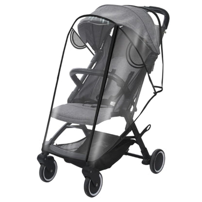 Waterproof Stroller Rain Cover with Double Zipper Ventilated Design – Rain Cover for Stroller for 4-8kg Baby Strollers Easy Access