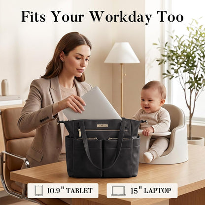 Diaper Bag Tote Leather Diaper Bag Backpack Pañaleras Para Bebe