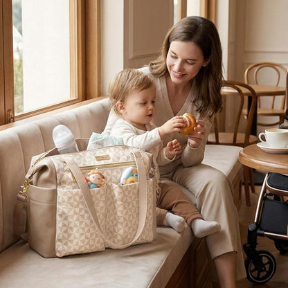 Diaper Bag Tote Leather Diaper Bag Backpack Pañaleras Para Bebe