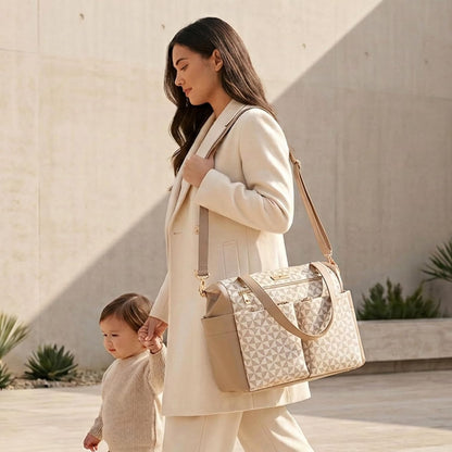 Diaper Bag Tote Leather Diaper Bag Backpack Pañaleras Para Bebe