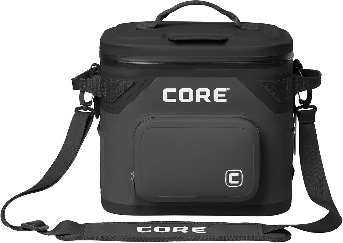 Magnetic Leak Proof Soft Cooler with Waterproof Zipper | Insulated Bag Portable Ice Chest Box | Best Soft Cooler for Food & Beverages for Tailgating, Car Camping, Travel, and Family Beach Picnics