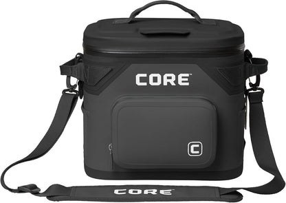 Magnetic Leak Proof Soft Cooler with Waterproof Zipper | Insulated Bag Portable Ice Chest Box | Best Soft Cooler for Food & Beverages for Tailgating, Car Camping, Travel, and Family Beach Picnics