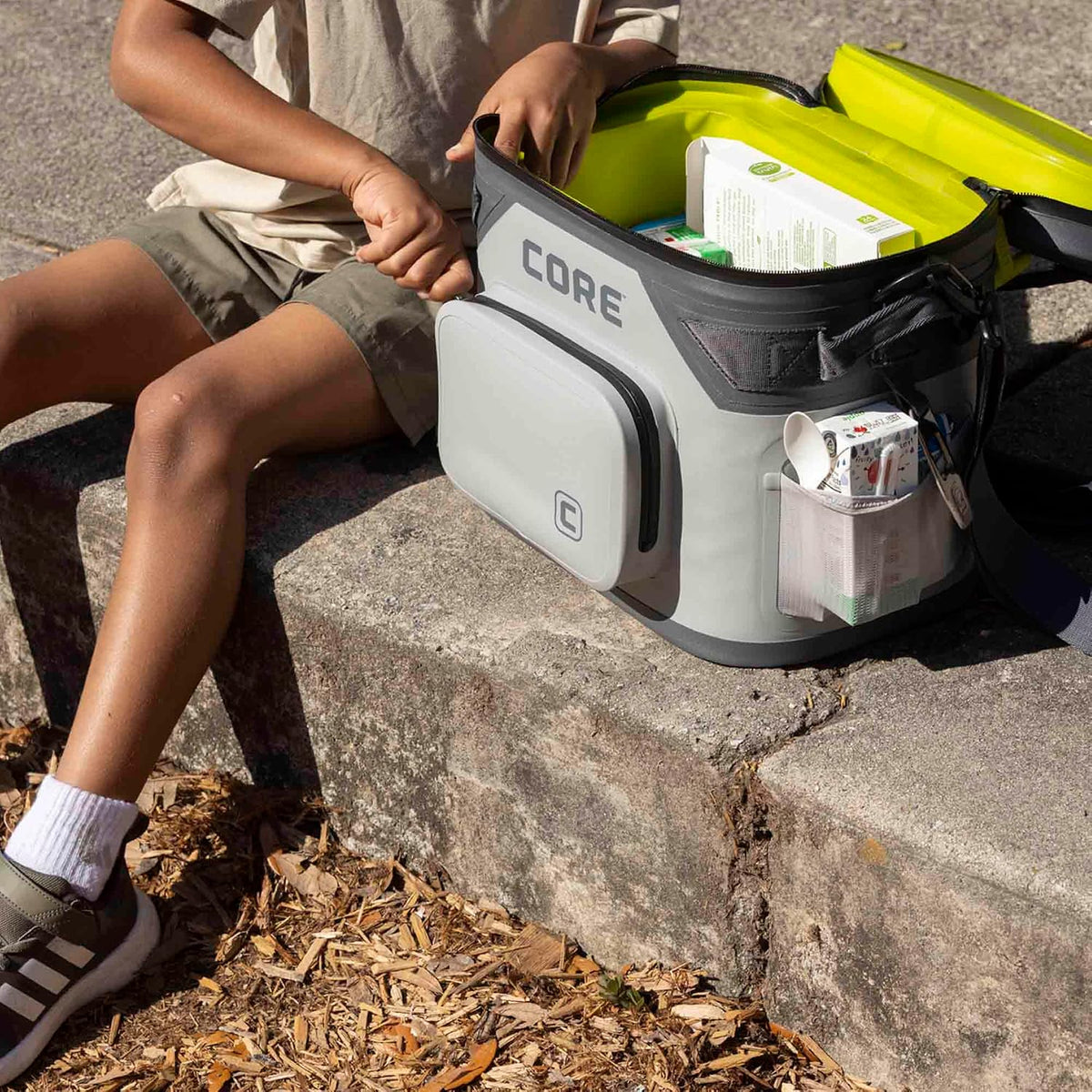 Magnetic Leak Proof Soft Cooler with Waterproof Zipper | Insulated Bag Portable Ice Chest Box | Best Soft Cooler for Food & Beverages for Tailgating, Car Camping, Travel, and Family Beach Picnics