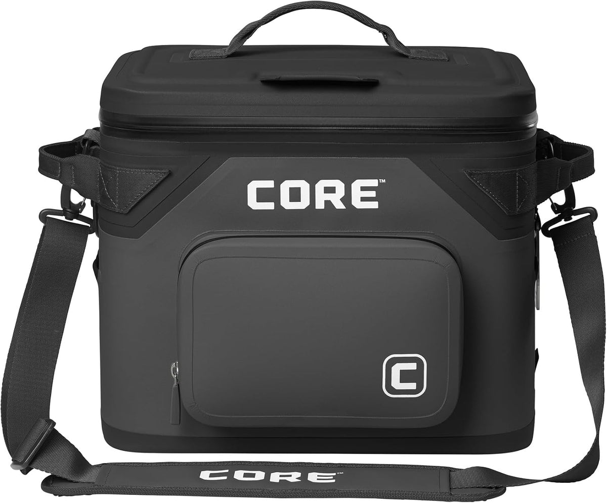 Magnetic Leak Proof Soft Cooler with Waterproof Zipper | Insulated Bag Portable Ice Chest Box | Best Soft Cooler for Food & Beverages for Tailgating, Car Camping, Travel, and Family Beach Picnics