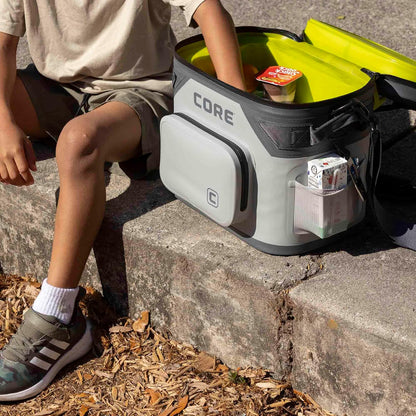 Magnetic Leak Proof Soft Cooler with Waterproof Zipper | Insulated Bag Portable Ice Chest Box | Best Soft Cooler for Food & Beverages for Tailgating, Car Camping, Travel, and Family Beach Picnics