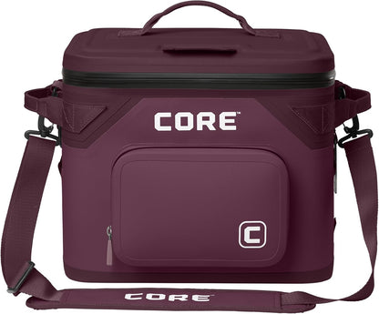 Magnetic Leak Proof Soft Cooler with Waterproof Zipper | Insulated Bag Portable Ice Chest Box | Best Soft Cooler for Food & Beverages for Tailgating, Car Camping, Travel, and Family Beach Picnics