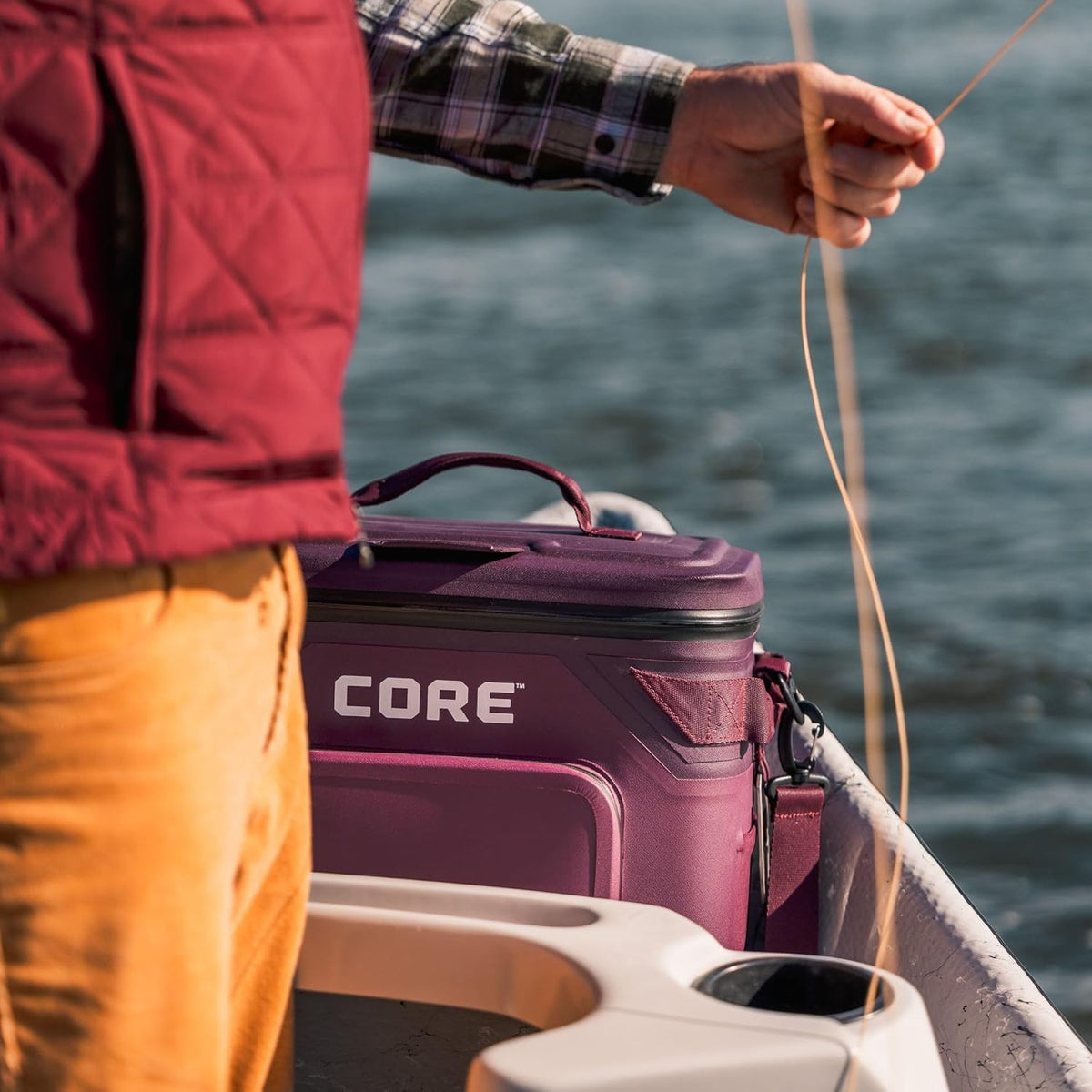 Magnetic Leak Proof Soft Cooler with Waterproof Zipper | Insulated Bag Portable Ice Chest Box | Best Soft Cooler for Food & Beverages for Tailgating, Car Camping, Travel, and Family Beach Picnics