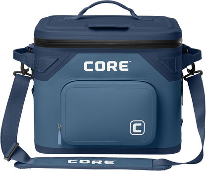 Magnetic Leak Proof Soft Cooler with Waterproof Zipper | Insulated Bag Portable Ice Chest Box | Best Soft Cooler for Food & Beverages for Tailgating, Car Camping, Travel, and Family Beach Picnics