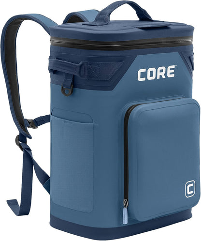 Magnetic Leak Proof Soft Cooler with Waterproof Zipper | Insulated Bag Portable Ice Chest Box | Best Soft Cooler for Food & Beverages for Tailgating, Car Camping, Travel, and Family Beach Picnics