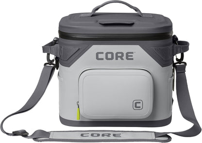 Magnetic Leak Proof Soft Cooler with Waterproof Zipper | Insulated Bag Portable Ice Chest Box | Best Soft Cooler for Food & Beverages for Tailgating, Car Camping, Travel, and Family Beach Picnics
